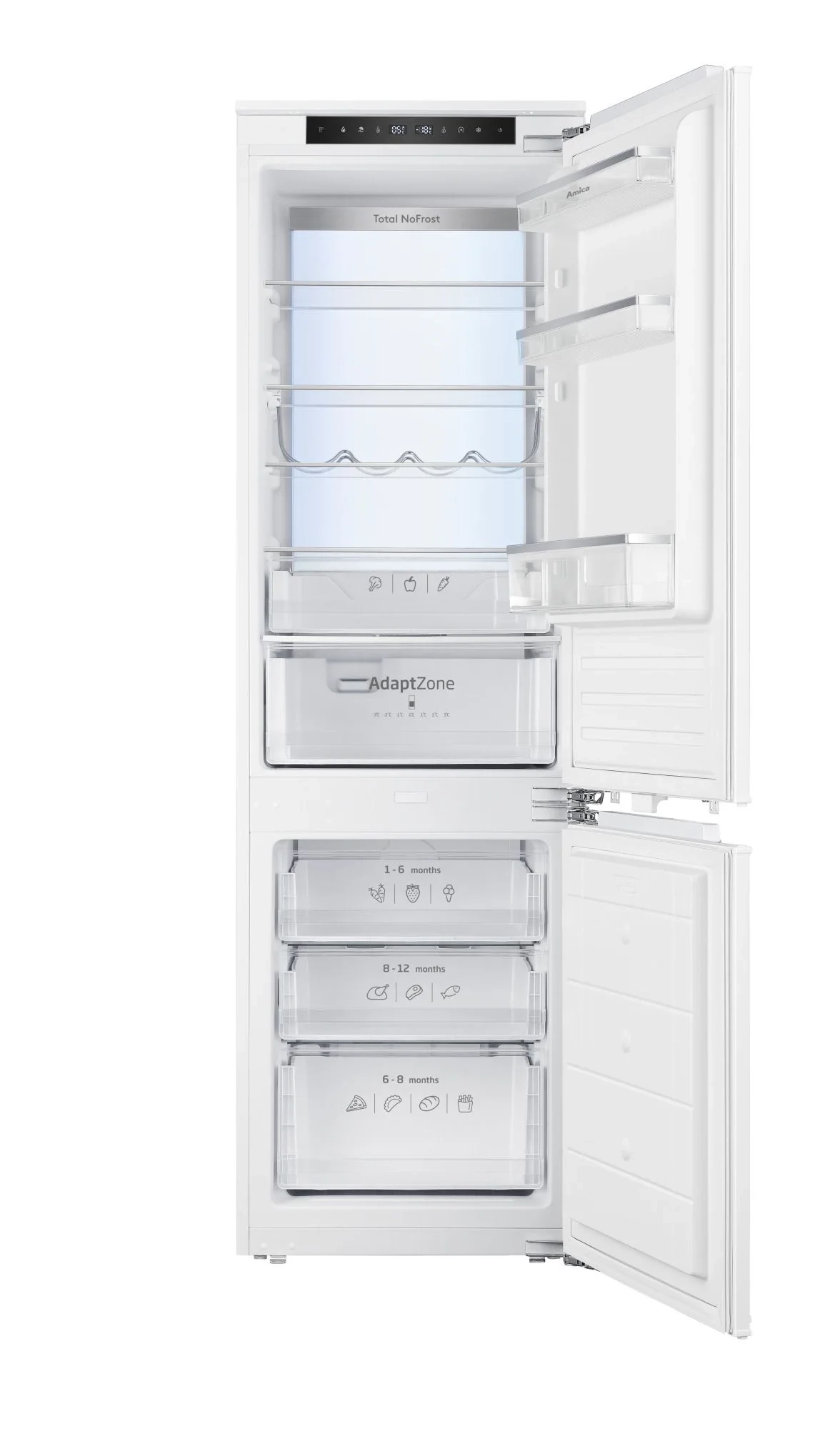 Amica BK2995.5FCNO Pełny No Frost 176,9cm Szuflada z regulacją wilgotności