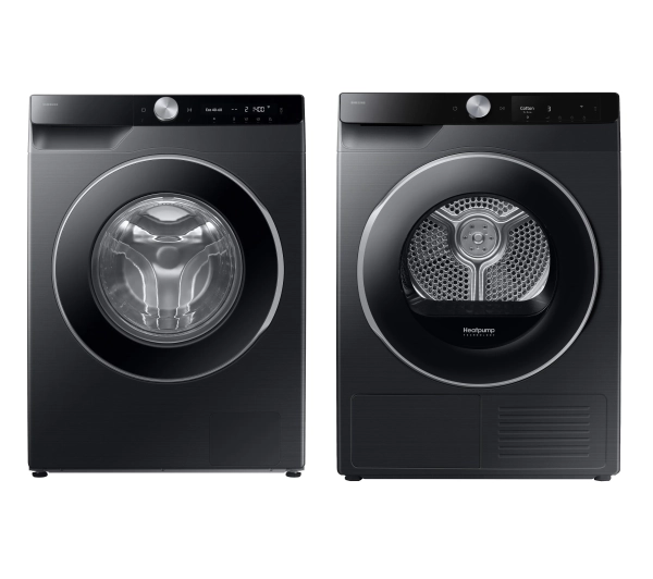 Samsung pralka WW90DG6U25LBU4 9kg 1400obr/min + suszarka DV90T6240LB/S6 Optimal Dry 65cm 9kg