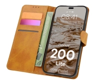 Bizon z klapką Pocket do Honor 200 Lite Brązowy