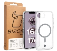Bizon CrystalO z MagSafe do iPhone 16e/17e Przezroczysty