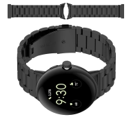 Bizon ze stali nierdzewnej do Google Pixel Watch 3/4 45 mm czarny
