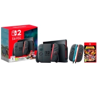 Nintendo Switch 2 Joy-Con Czarny + Mario Kart World + Donkey Kong Bananza + Joy-Con 2 Pair (2szt)
