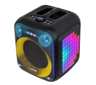 Blaupunkt Party Box PB6LED 40W Bluetooth Radio FM Mikrofon Karaoke Czarny