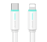 USAMS YU Series USB-C do Lightning 1m Biały