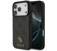 Guess 4G Small Classic Logo MagSafe do iPhone 17 Pro czarny