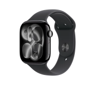 Apple Watch Series 11 GPS 46mm z aluminium Onyx Pasek sportowy Czarny M/L