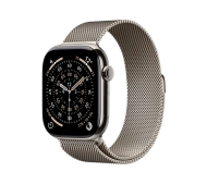 Apple Watch Series 11 GPS + Cellular 42mm Tytan Naturalny Bransoleta mediolańska Naturalny
