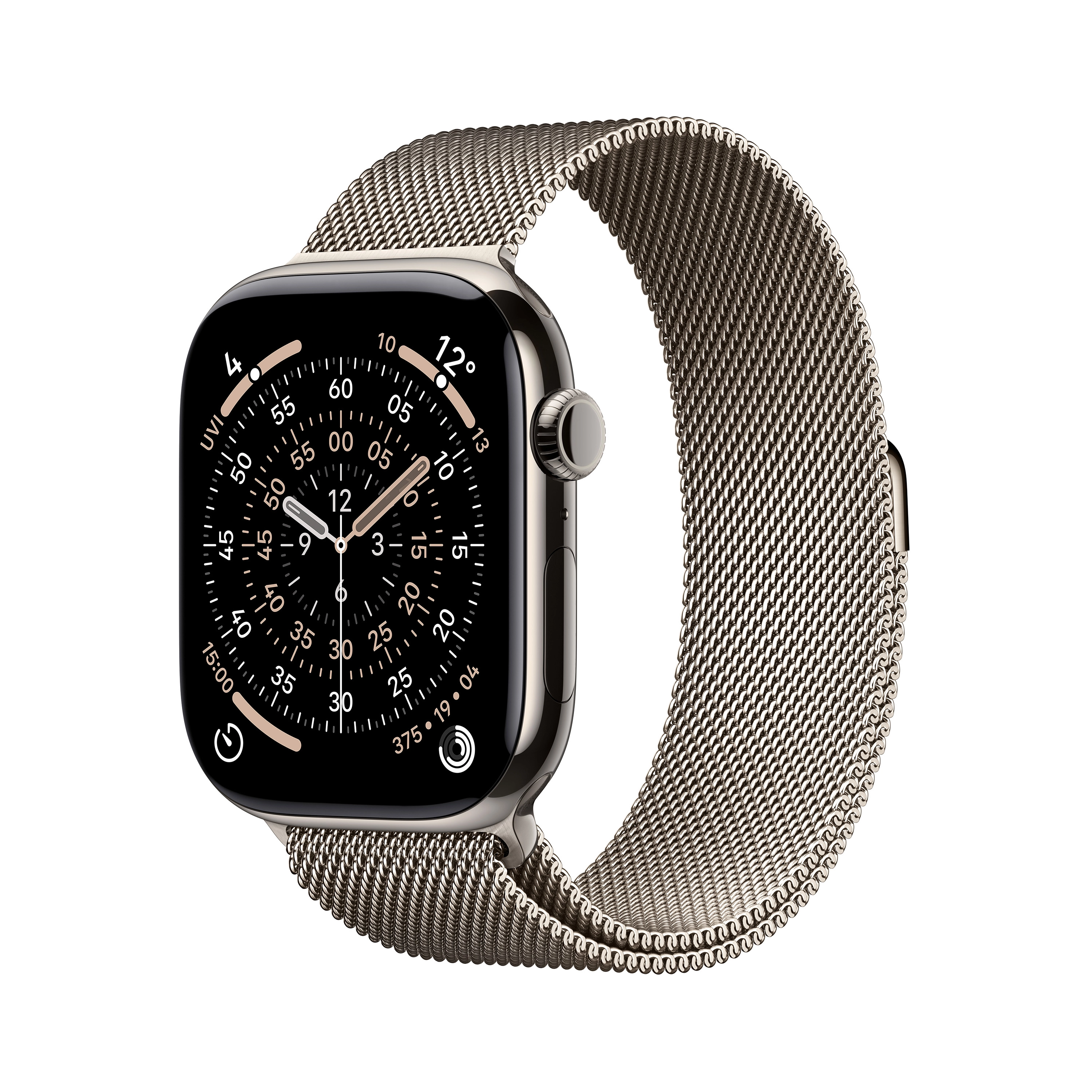 Apple Watch Series 11 GPS + Cellular 42mm Tytan Naturalny Bransoleta mediolańska Naturalny