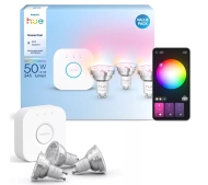 Philips Hue Essential GU10 3szt+Mostek