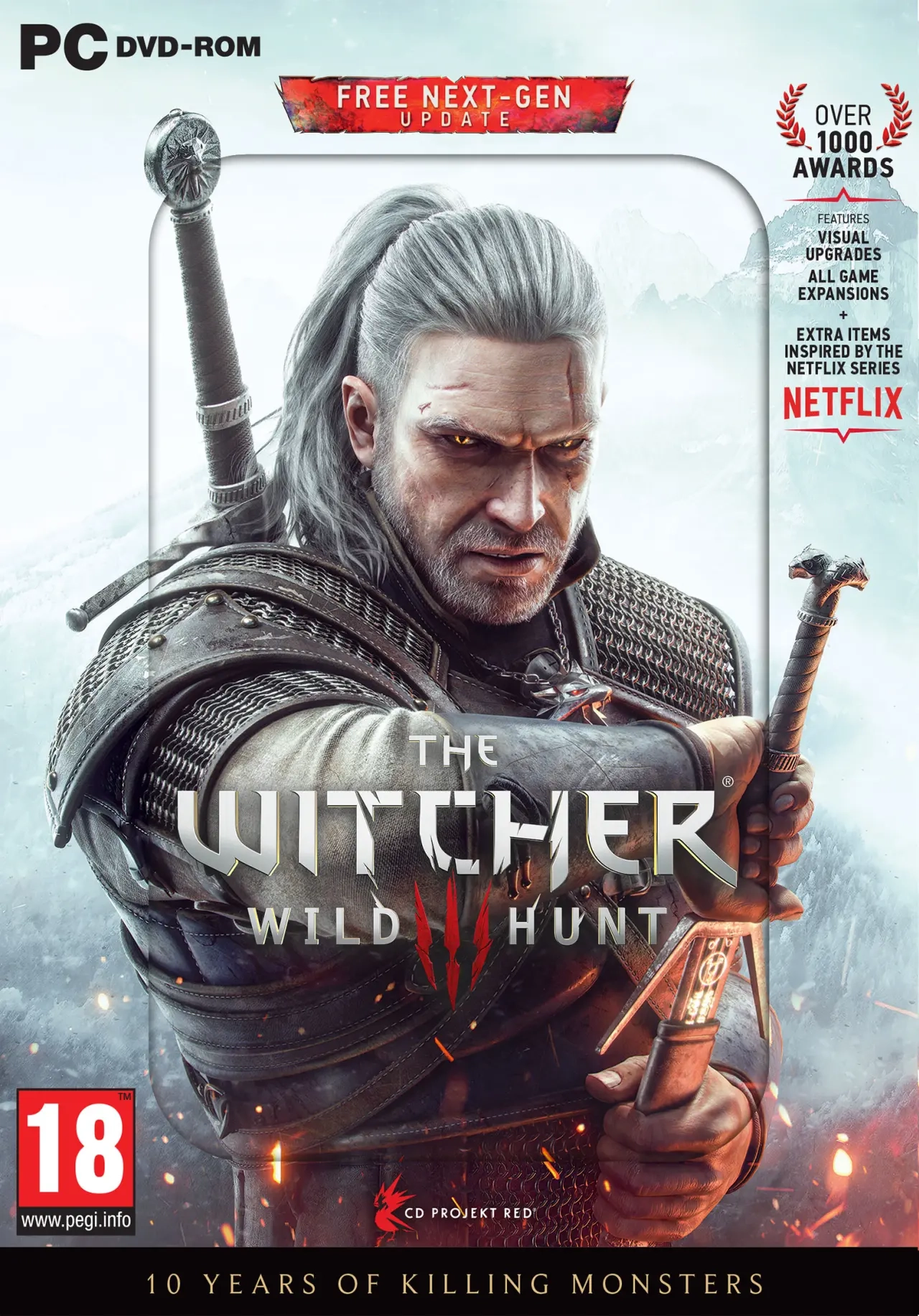 Wiedźmin 3: Dziki Gon Edycja Gry Roku  + Jubileuszowy Steelbook Gra na PC