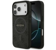 Guess 4G Ring Classic Logo MagSafe do iPhone 17 Pro czarny