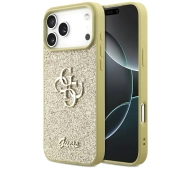 Guess Fixed Glitter Big 4G do iPhone 17 Pro Max złoty