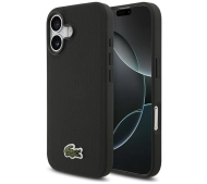 Lacoste Iconic Petit Pique Woven Logo MagSafe do iPhone 17 Czarny