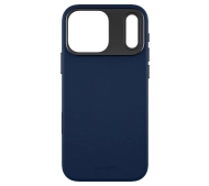 Yaxo Leather Gear Slim Case MagSafe do iPhone 17 Pro Max Granatowy