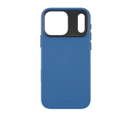Yaxo Leather Gear Slim Case MagSafe do iPhone 17 Pro Max Niebieski
