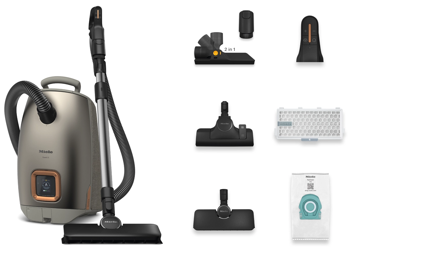 Miele Guard L1 Comfort 890W Ssawka podłogowa Ssawko-szczotka z miękkim włosiem