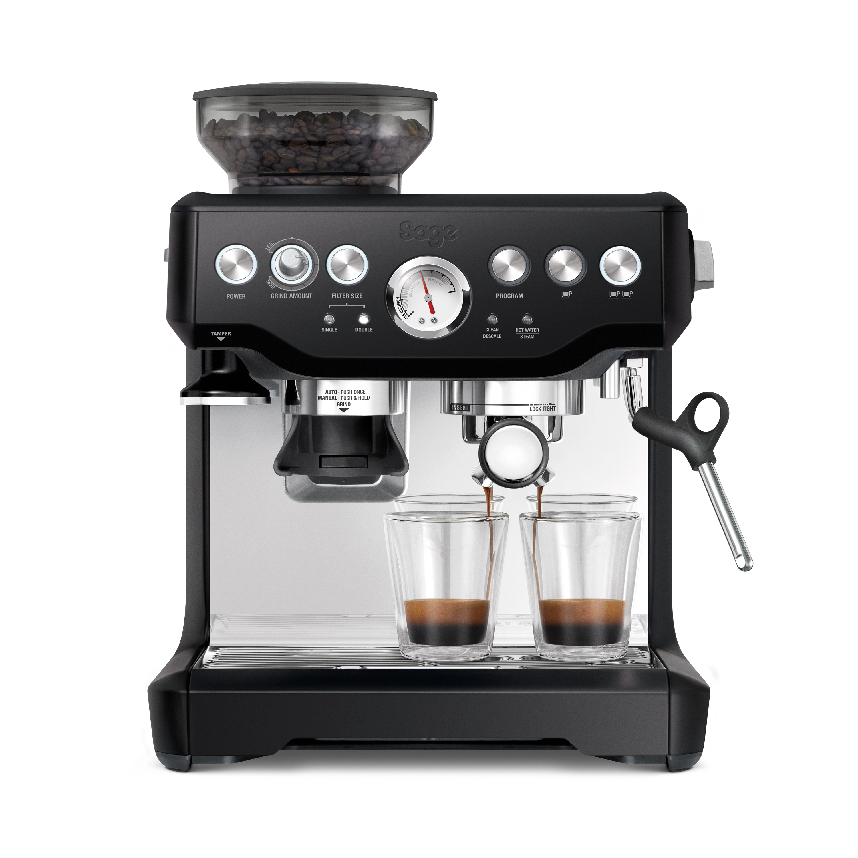 Sage the Barista Express SES875BTR  Szerokość 31,8cm