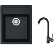 Franke Sirius SID 610-36 Onyx + bateria Pola Onyx