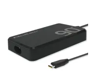 Qoltec GaN Super Fast Slim 90W Czarny