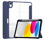 Bizon Case Tab Clear Matt z klapką do iPad 11 gen. 2025 / 10 gen. 2022 Granatowy