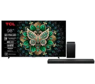 TCL 98C6K 98" QD-Mini LED 4K 144Hz Google TV Dolby Vision IQ Dolby Atmos HDMI 2.1 DVB-T2 + Soundbar TCL Q65H
