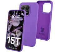 Bizon Soft Case do Xiaomi 15T Fioletowy