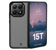 Bizon Angelo do Xiaomi 15T Przydymione z czarną ramką