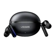 USAMS Echo E02 TWS ANC+ENC Dokanałowe Bluetooth 5.3 Czarny