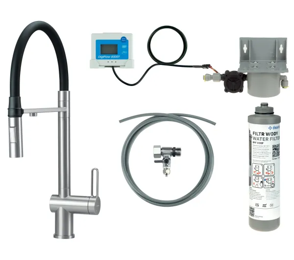 Deante Magnetic BRMFF75M Stal szlachetna szczotkowana