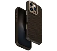 UNIQ Keva Max do iPhone 16 Pro Magclick Charging Camera Stand Brązowy