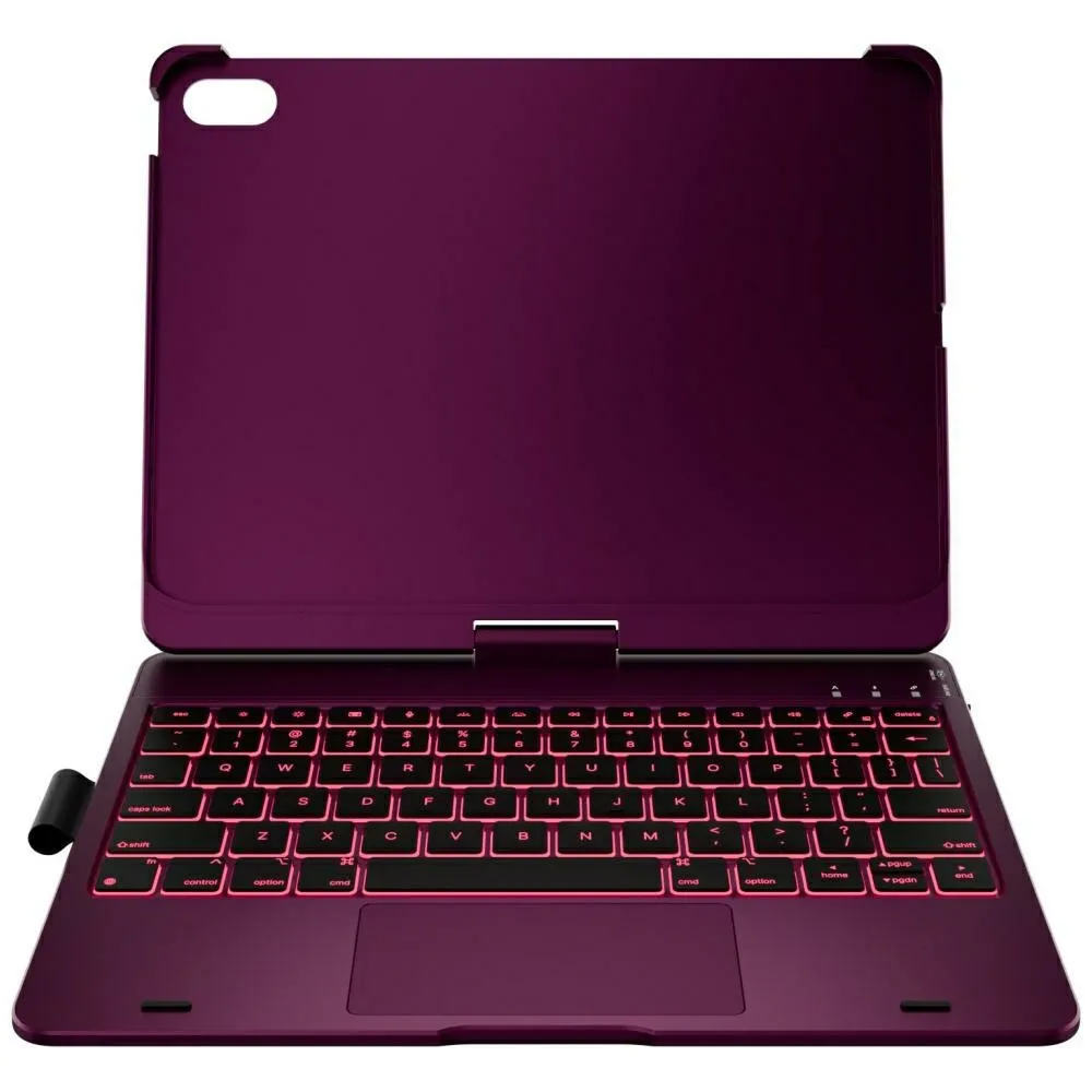 Typecase Flexbook Touch z klawiaturą do iPad 11" (A16) 2025 / iPad 10.9" 2022 Malinowy