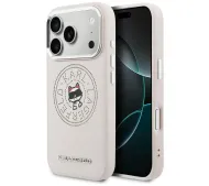 Karl Lagerfeld Point & Choupette Sketch MagSafe do iPhone 17 Pro Różowy