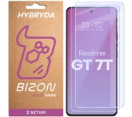 Bizon Glass Mule Duo do Realme GT 7T 2 sztuki