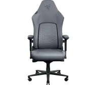 Razer Iskur V2 NewGen Gamingowy do 136kg Skóra ECO Jasnoszary