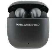 Karl Lagerfeld Metal Printed Logo ANC Dokanałowe Bluetooth 5.4 Czarny