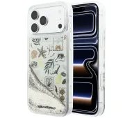 Karl Lagerfeld Liquid Glitter Beach & Sand do iPhone 18 Pro Max / 17 Pro Max Beżowy