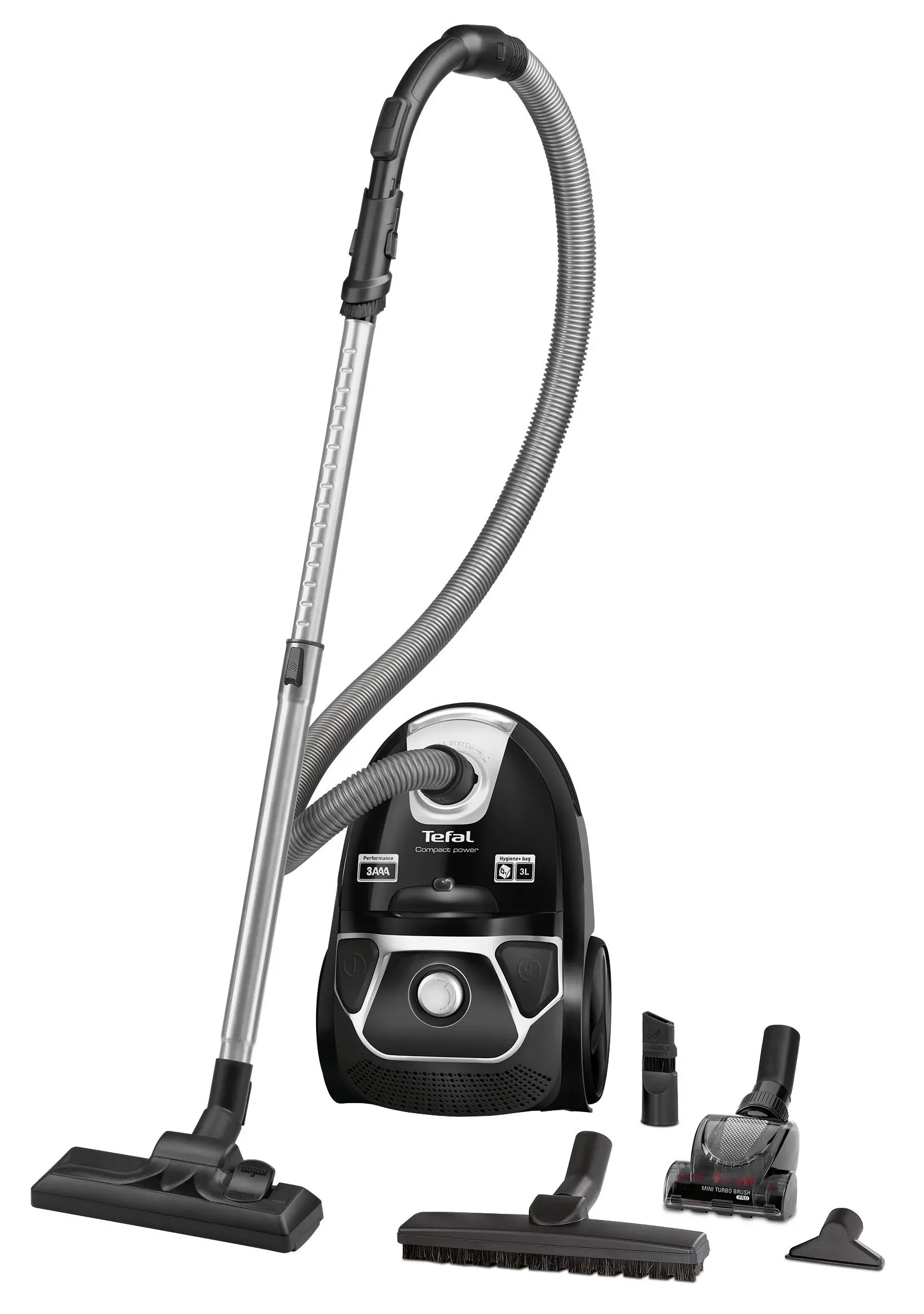Tefal Compact Power TW3985 900W Mini turboszczotka Szczotka do parkietów