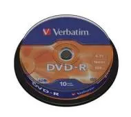 Verbatim DVD-R Matt Silver Cake Box 10szt.