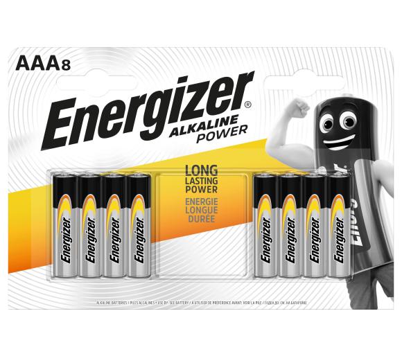baterie Energizer AAA Alkaline Power (8 szt.)