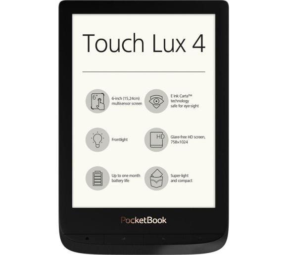 czytnik E-booków Pocketbook 627 Touch Lux 4 (czarny)