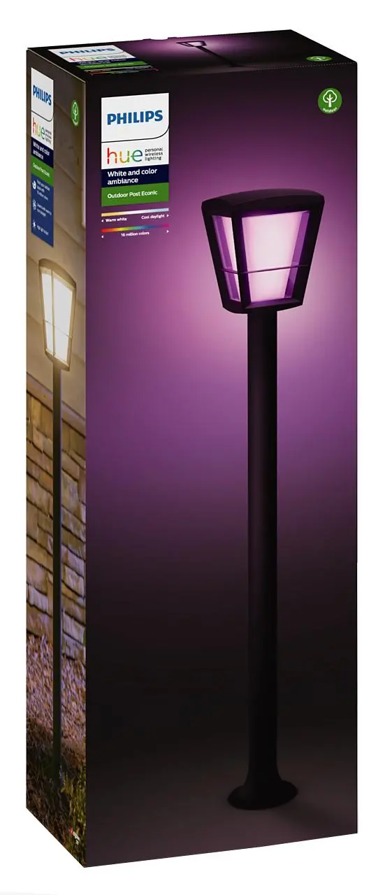 Philips Econic Hue Outdoor Post Light 17442/30/P7