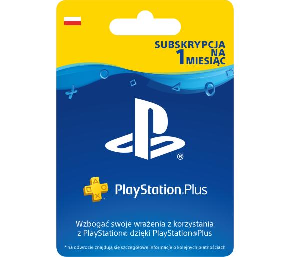 kod aktywacyjny Sony Subskrypcja PlayStation Plus 1 m-ce [kod aktywacyjny]