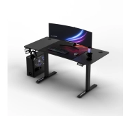 Ultradesk LEVEL V2 140cm Regulacja wysokości Czarno-czerwony