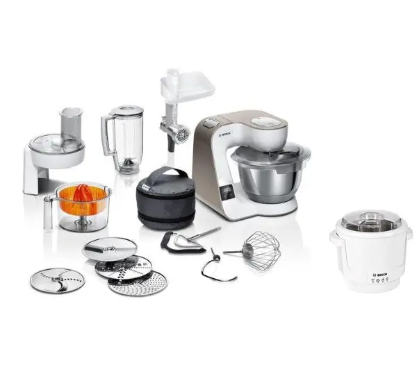 Bosch MUM5XW40 1000W Maszynka do mielenia Przystawka do lodów Rozdrabniacz Wyciskarka do cytrusów Blender kielichowy