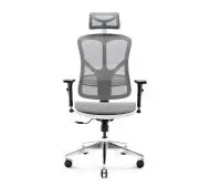Diablo Chairs V-Basic  Normal Size Biurowy do 150kg Tkanina Biało-szary