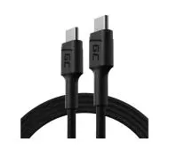 Green Cell GC PowerStream USB-C do USB-C 2m Czarny