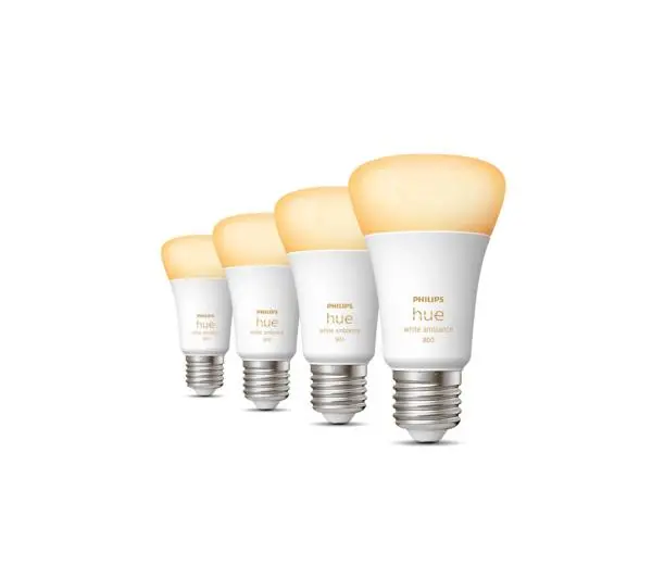 Philips Hue White Ambiance E27 4 szt.