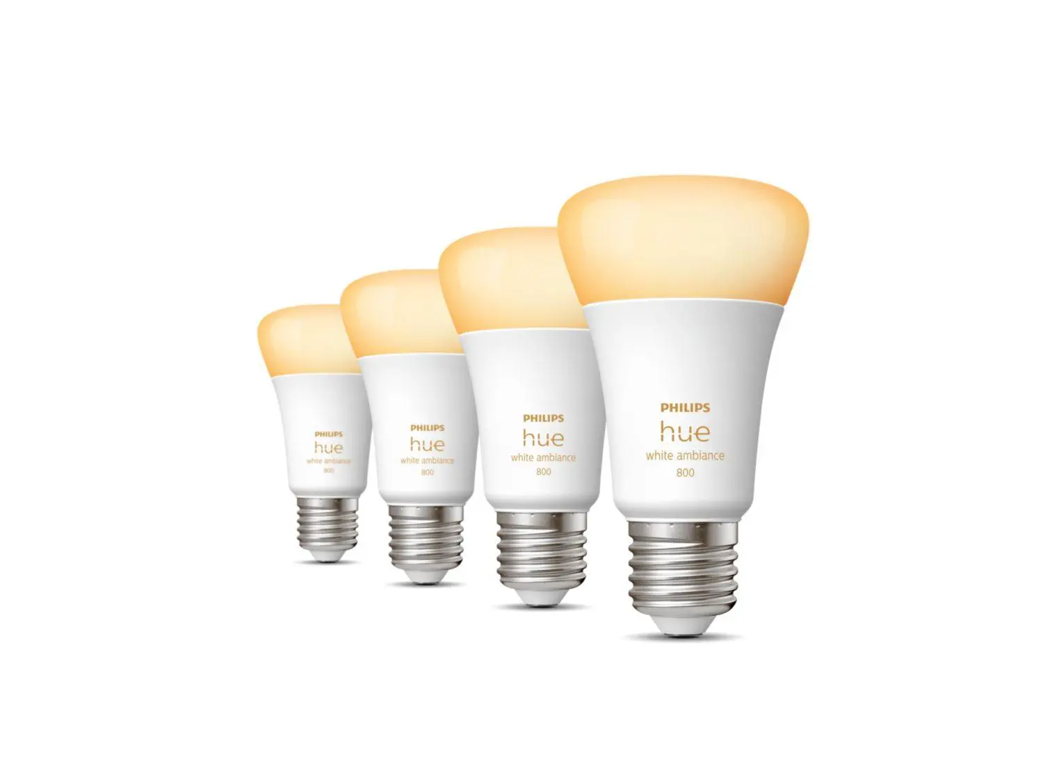 Philips Hue White Ambiance E27 4 szt.