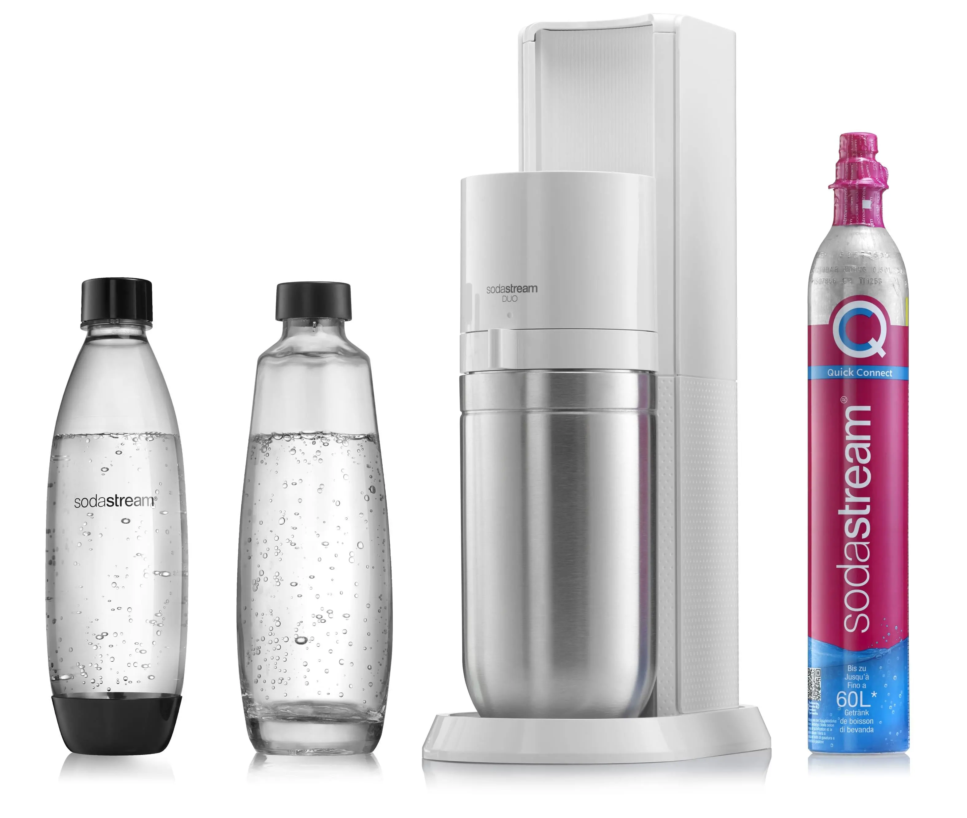 Sodastream Duo Biały + Nabój z gazem CO2