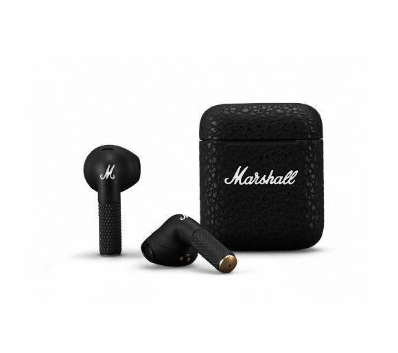 słuchawki bezprzewodowe Marshall Minor III - dokanałowe - Bluetooth 5.2 - czarny